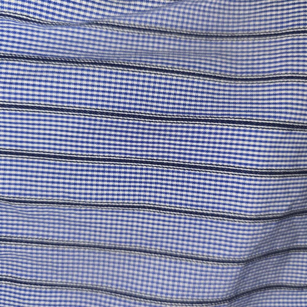 Jack Blue and Black Striped Button-Up Shirt